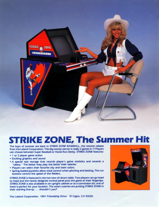 Strike Zone Baseball MAME2003Plus Game Cover